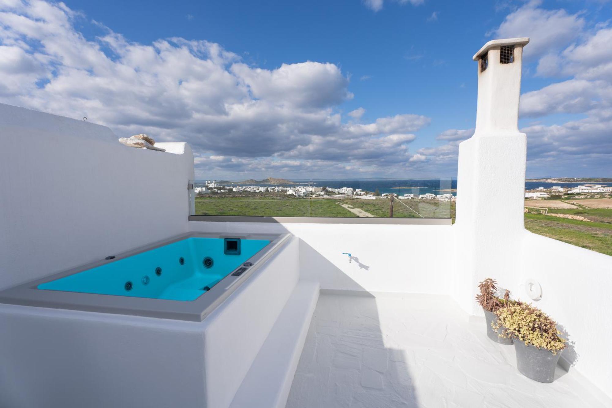Pure White 1Bd House With Amazing Sea Views In Naousa 외부 사진